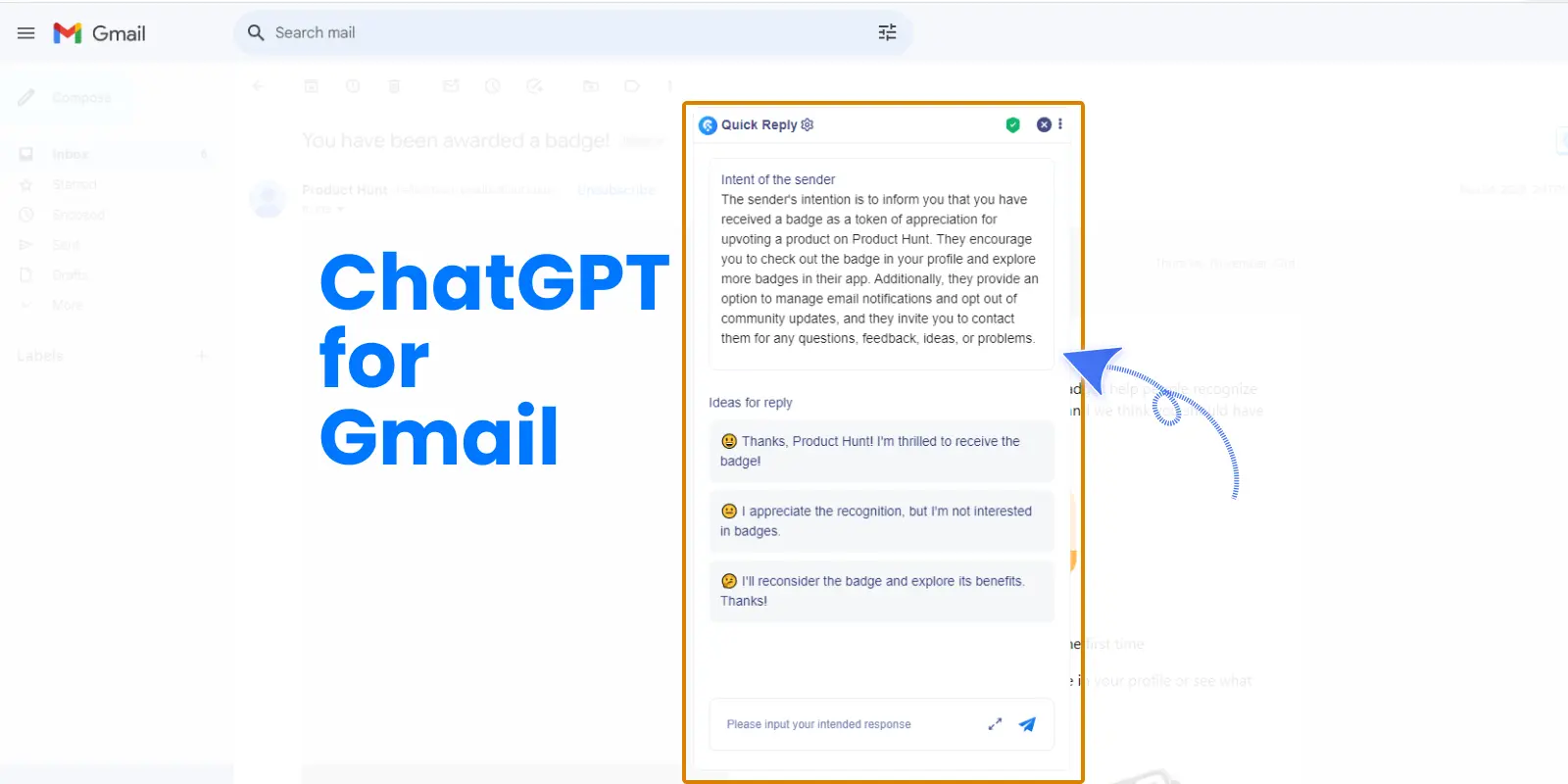 ChatGPT for Gmail